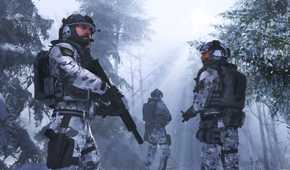Price and Gaz in snow suits in Call of Duty: Modern Warfare III.