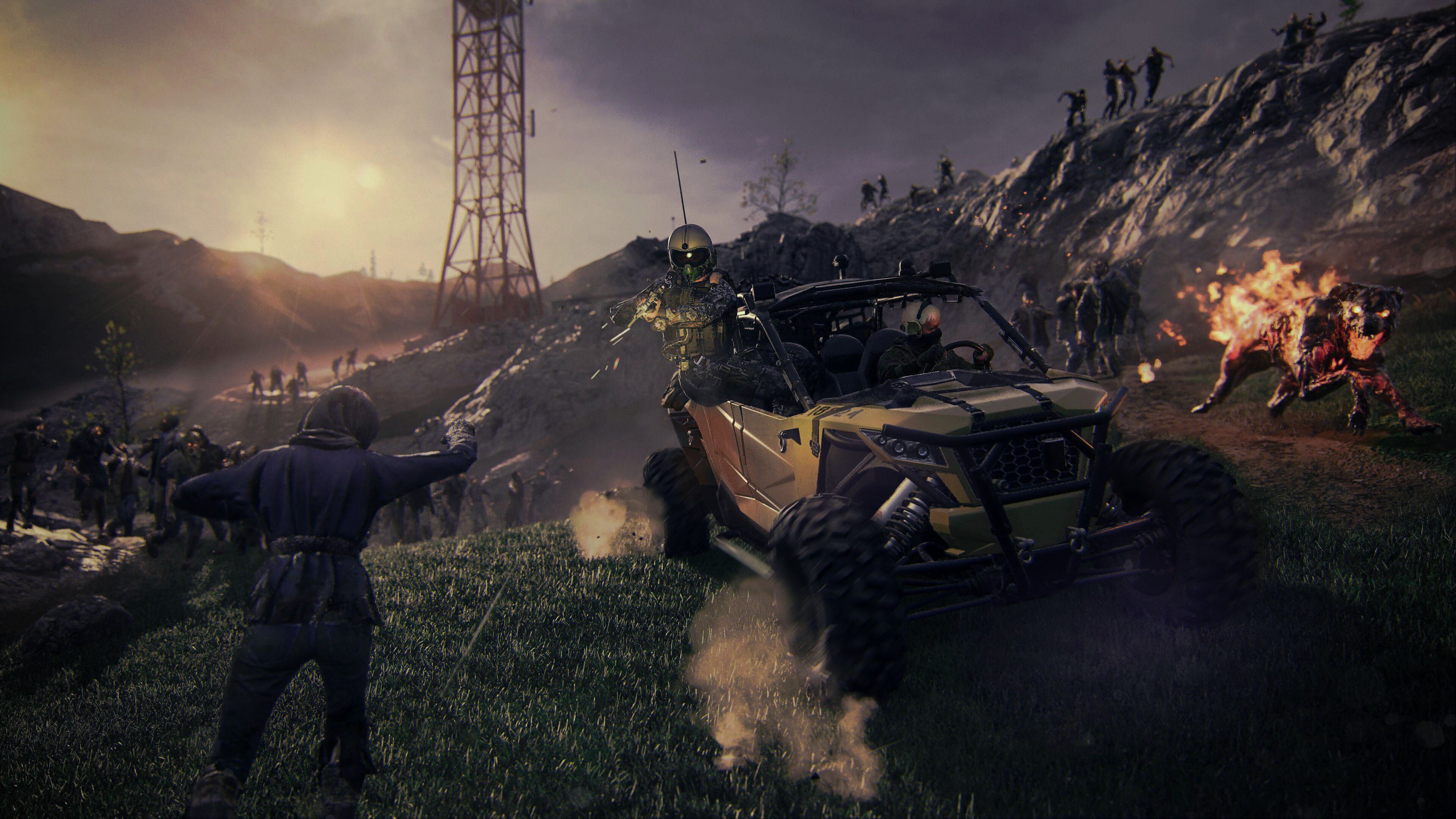 A screenshot from the Zombies mode of Call of Duty: Modern Warfare III.