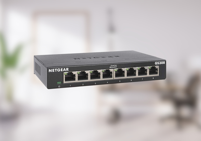 NETGEAR 8-Port Gigabit Ethernet Unmanaged Essentials Switch (GS308)