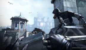 A screenshot from Dishonored's Knife of Dunwall DLC.