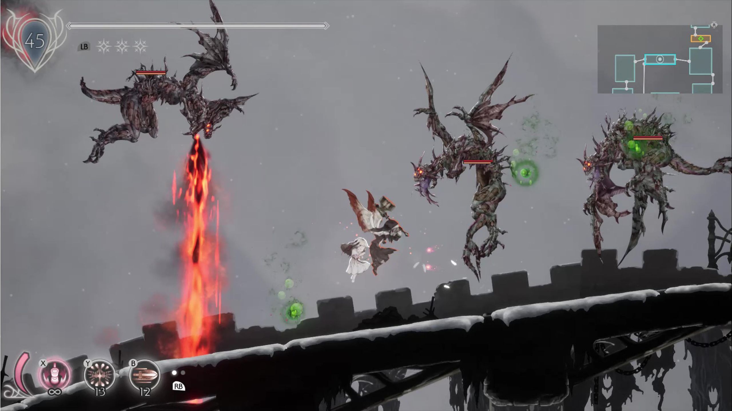 Dragons in Ender Lilies.