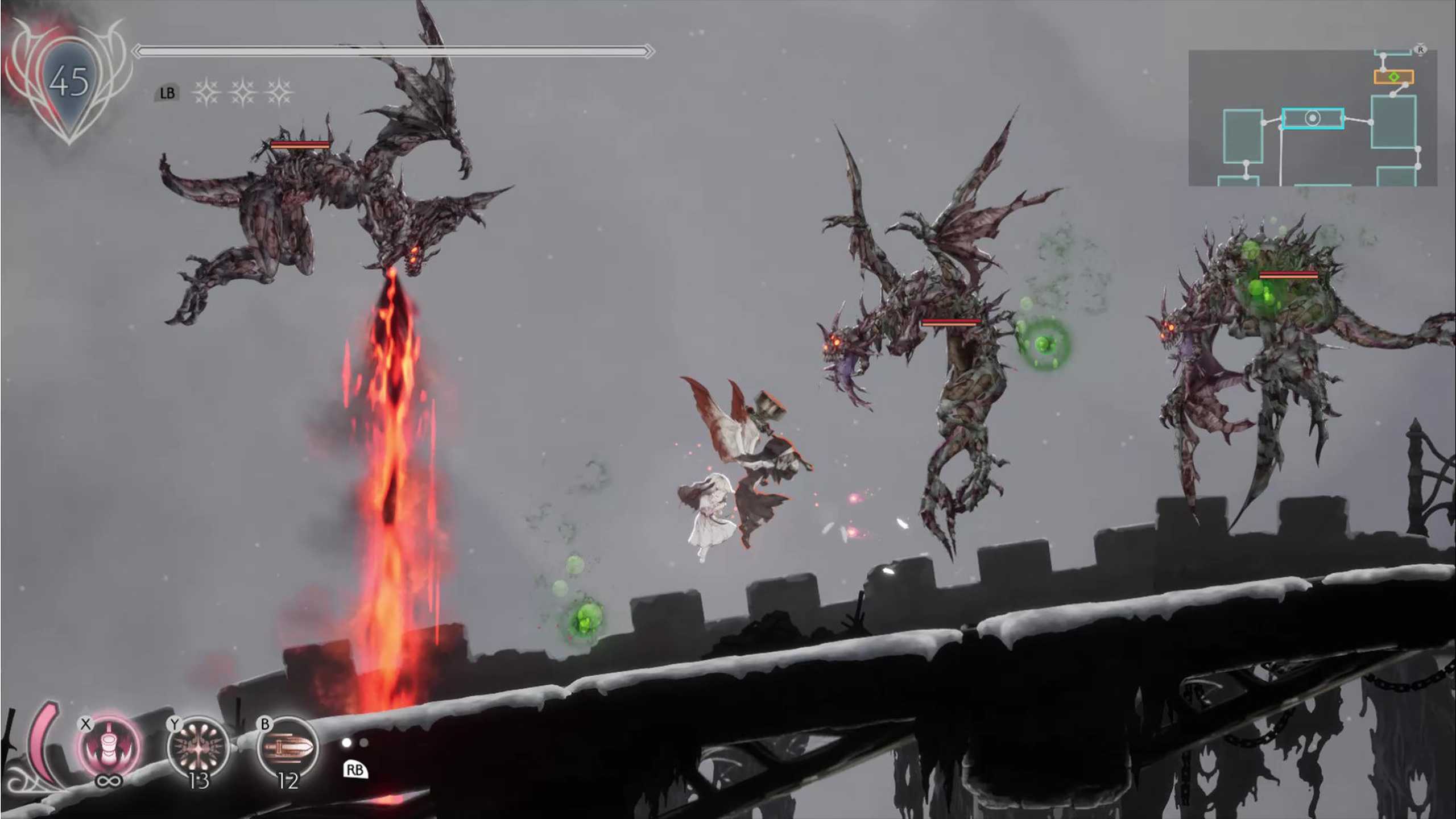 Dragons in Ender Lilies.