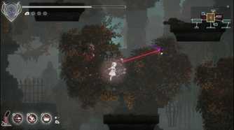 A gameplay screenshot from Ender Lilies.