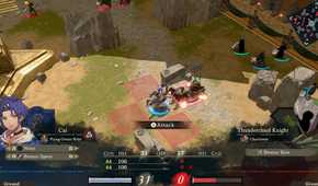 A screenshot of tactical gameplay from Fire Emblem Fortune's Weave