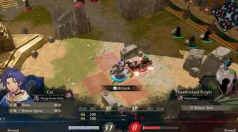 A screenshot of tactical gameplay from Fire Emblem Fortune's Weave