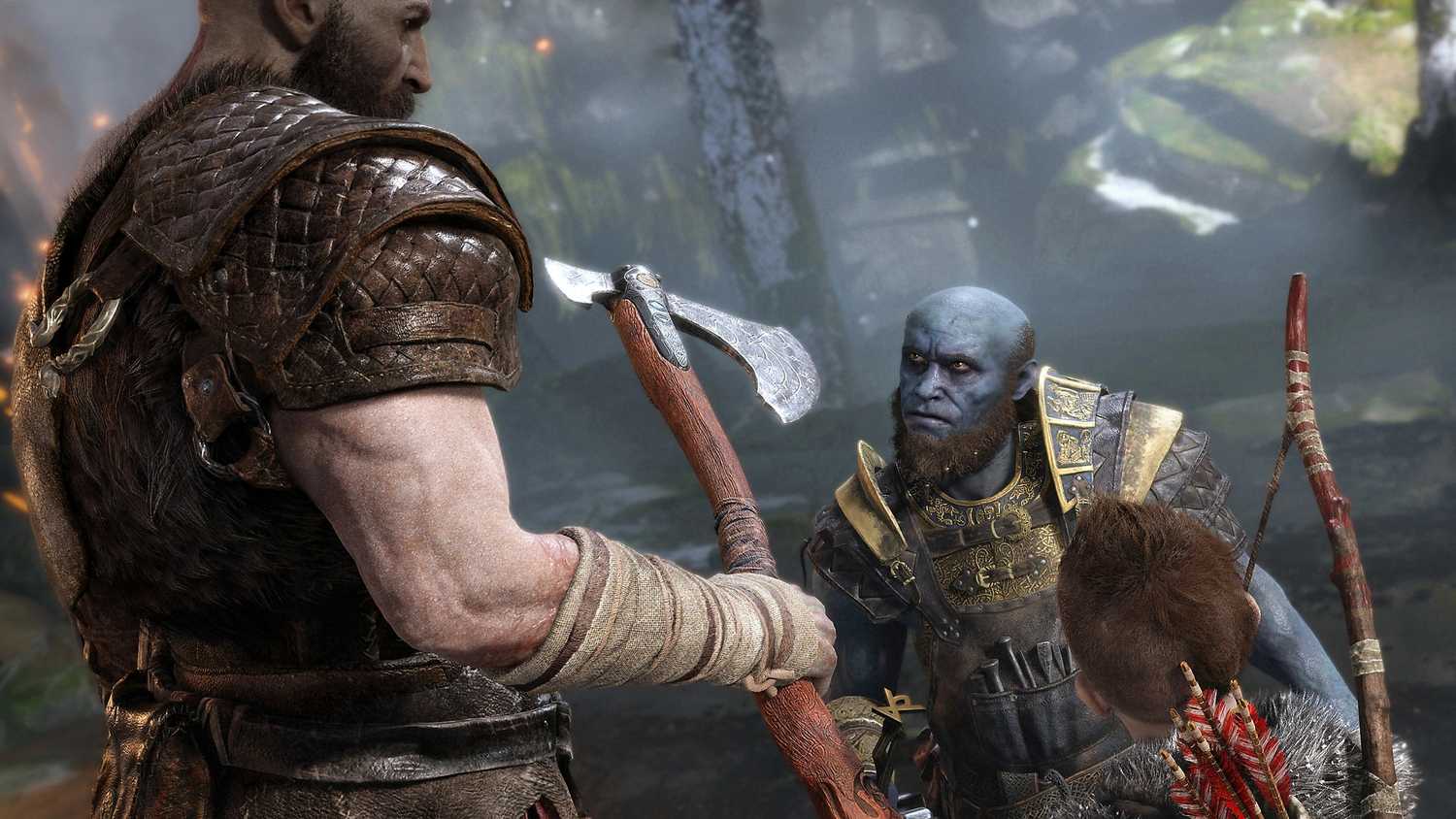 god-of-war-2018-brok-atreus-kratos-leviathan-axe