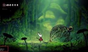 The death counter on the bottom-left in Hollow Knight: Silksong.