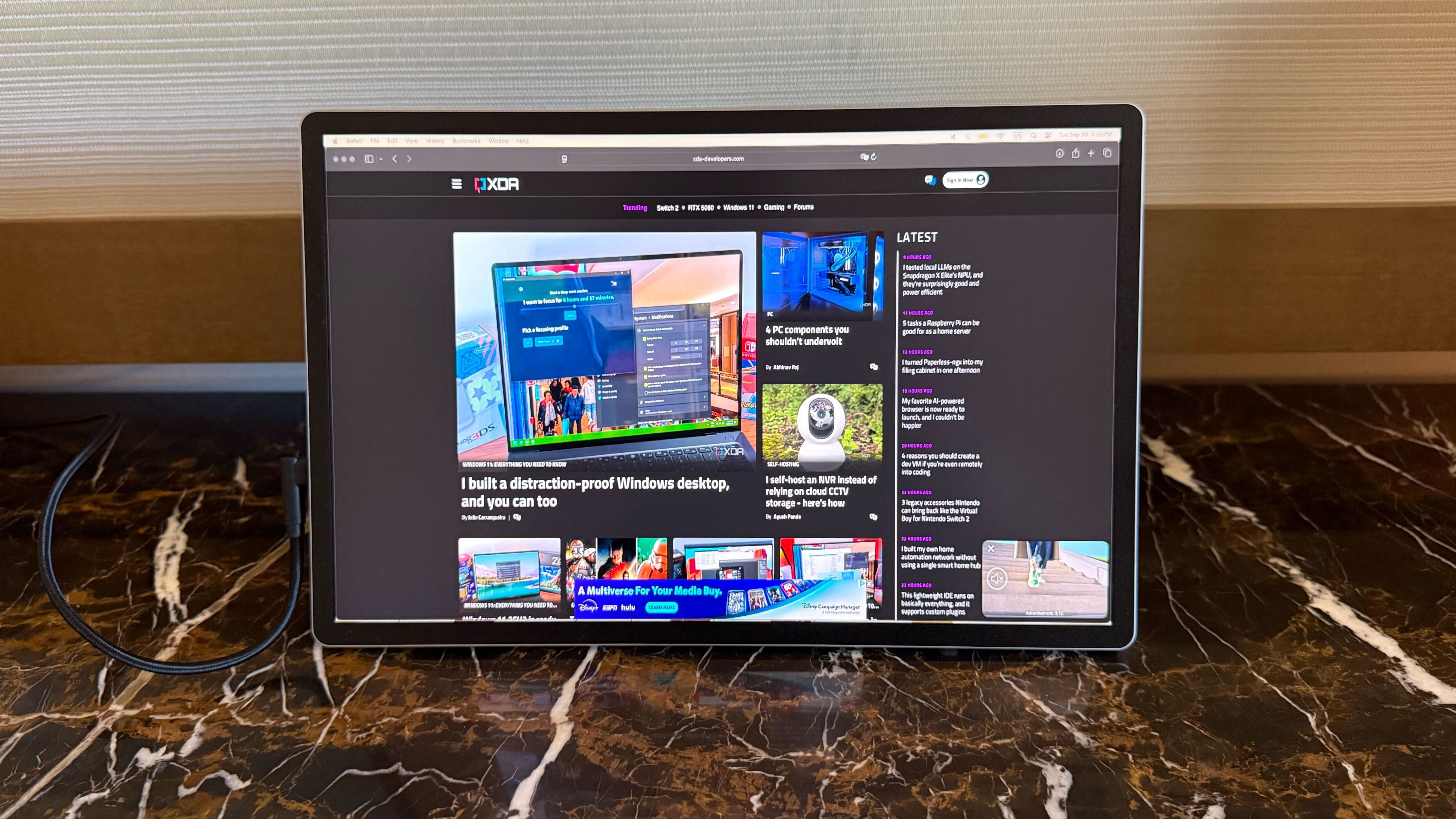 HP Series 5 Pro 514pn Portable Monitor