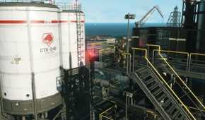 A factory in Metal Gear Solid V: The Phantom Pain.
