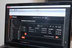 VLAN settings on laptop display