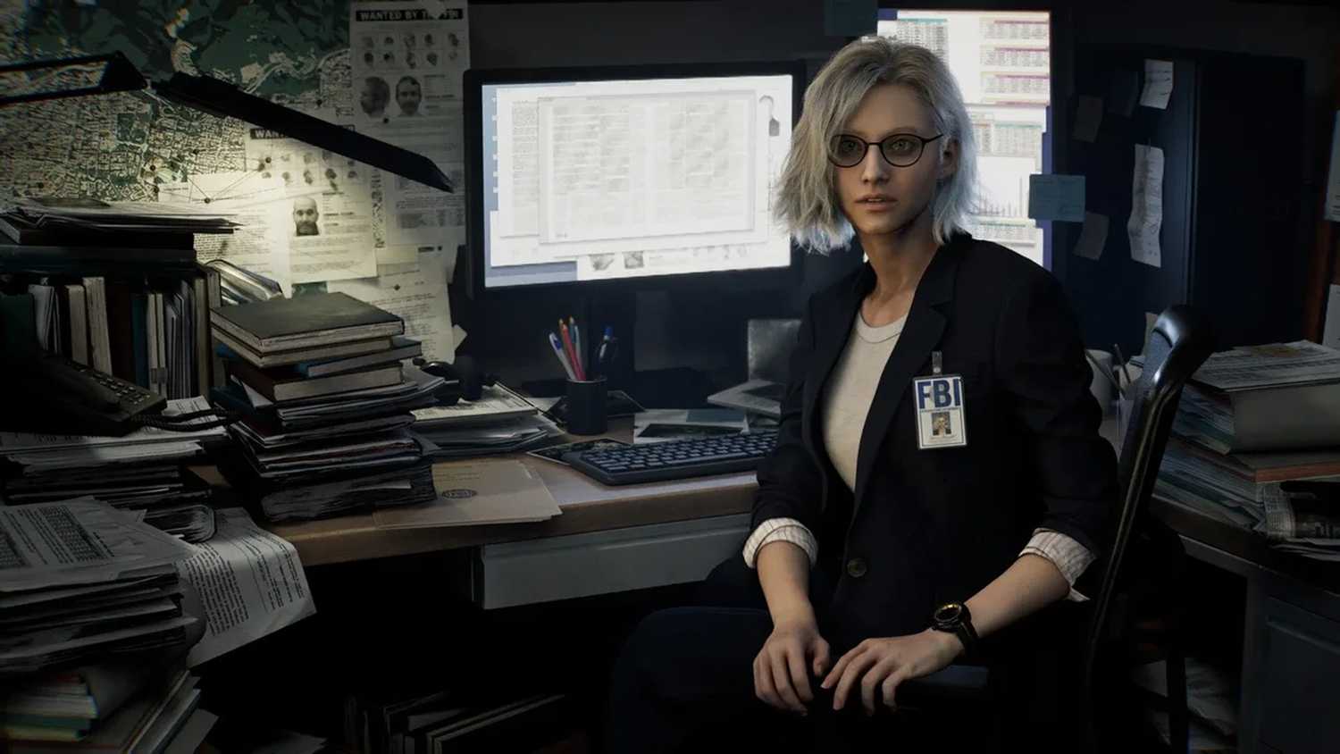 A screenshot of the new protagonist from Resident Evil Requiem