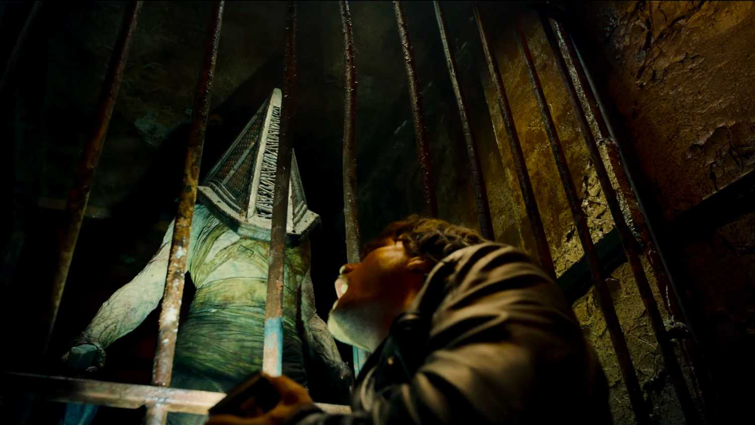 Pyramid Head in the Return to Silent Hill movie.