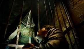 Pyramid Head in the Return to Silent Hill movie.