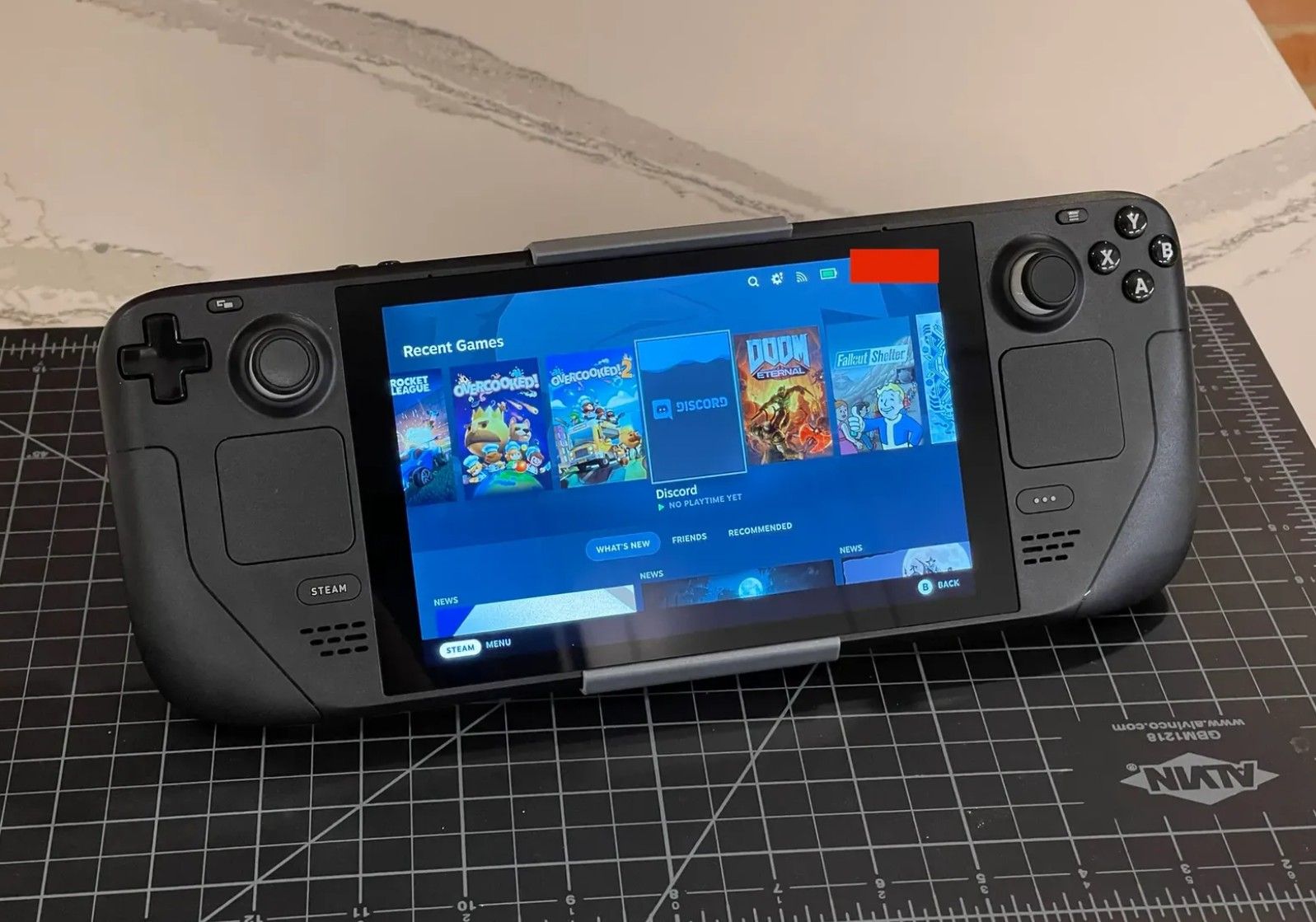 3D printed Steam Deck Clip on Stand