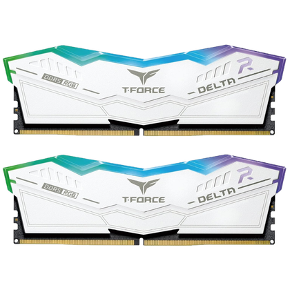 Transparent render of two white RAM sticks 
