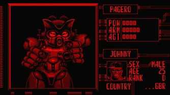 A screenshot of robot stats from Teleroboxer