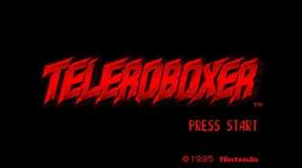 A screenshot of the title screen from Teleroboxer
