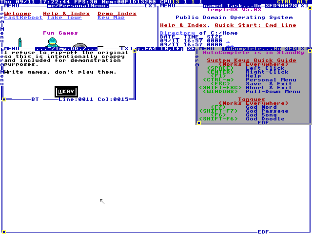 This is the strangest operating system I've ever tried on my PC