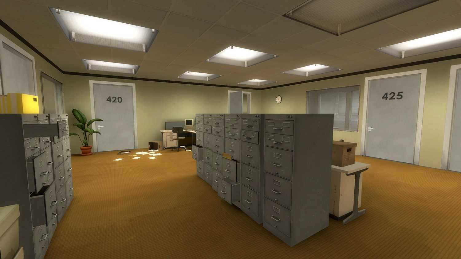the-stanley-parable-locker-room-office