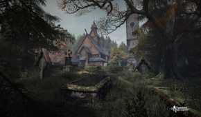 A cemetry in The Vanishing of Ethan Carter.