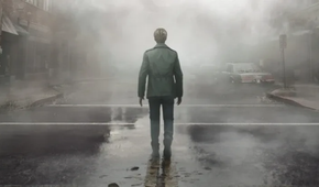 A man walking into the fog