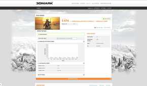 An image of a screenshot from 3DMark's online benchmarking website.