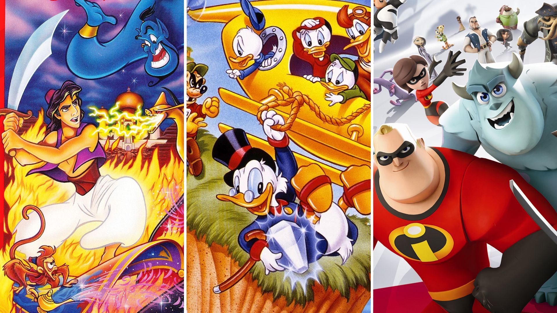 A combination of Disney games