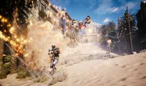 Escaping a drone's onslaught in Arc Raiders.