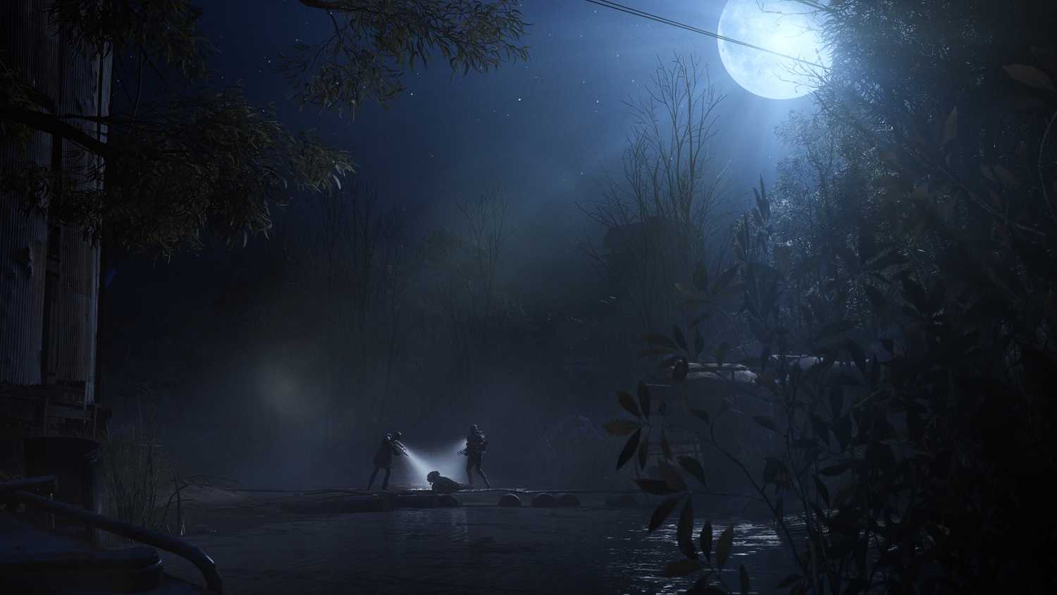 Nightime looting in Arc Raiders.