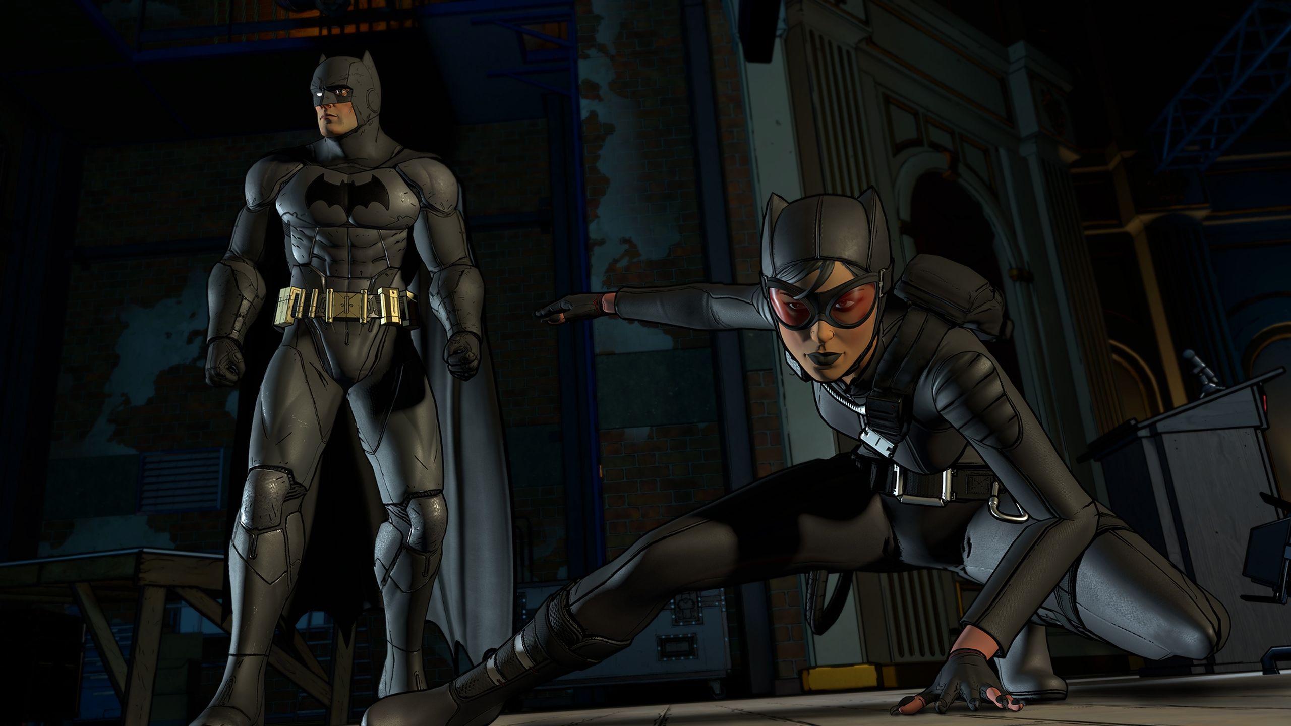 Batman and Catwoman in Batman: The Telltale Series.