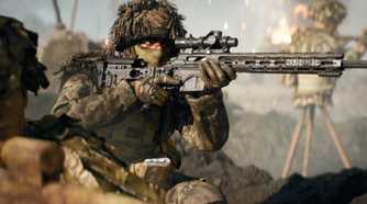 A recon player prepares to shoot in Battlefield 6