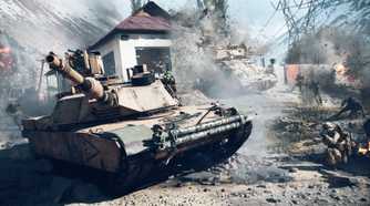 A tank dominates the firefight in Battlefield 6
