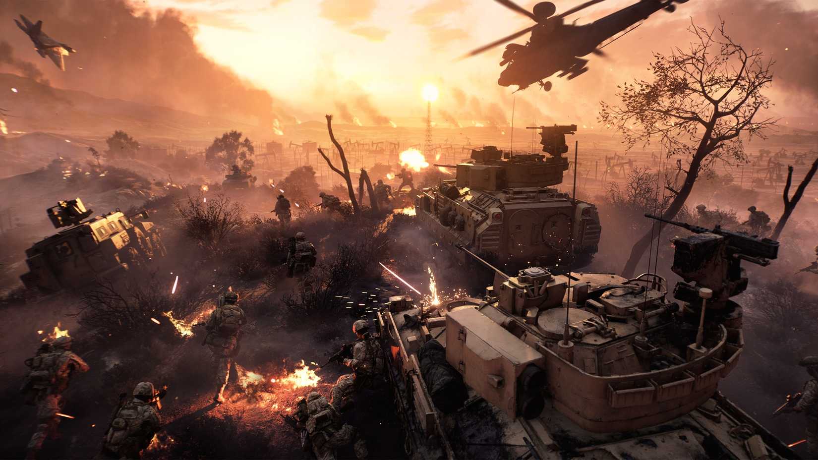 A screenshot of Blackwell Fields in Battlefield 6