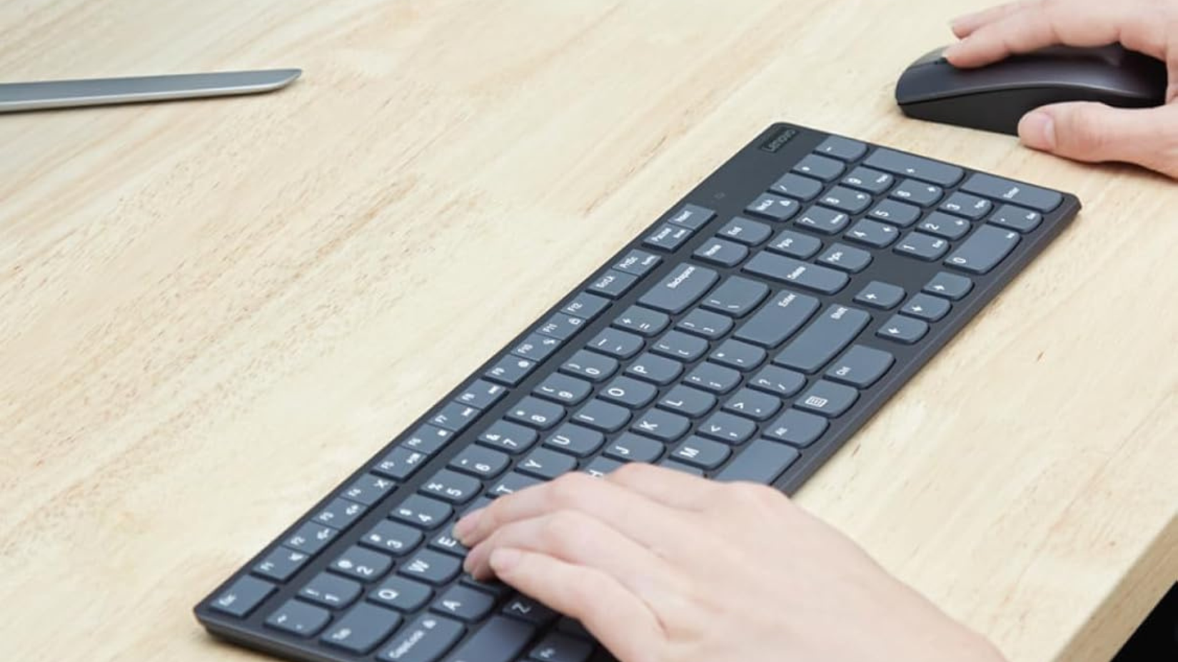 This Lenovo wireless keyboard combo with mouse is the perfect for