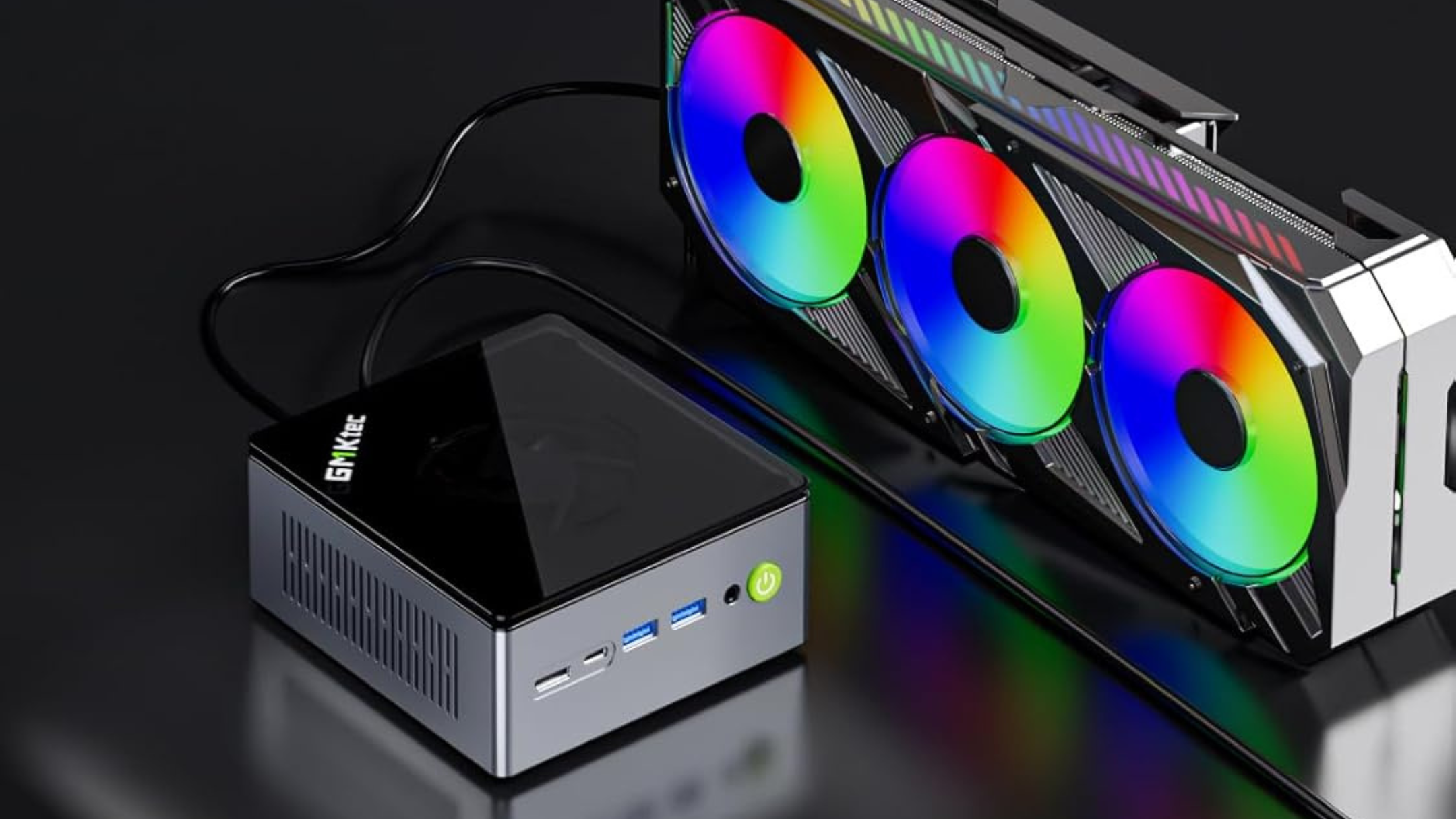 GMKtec Gaming Mini PC with external GPU