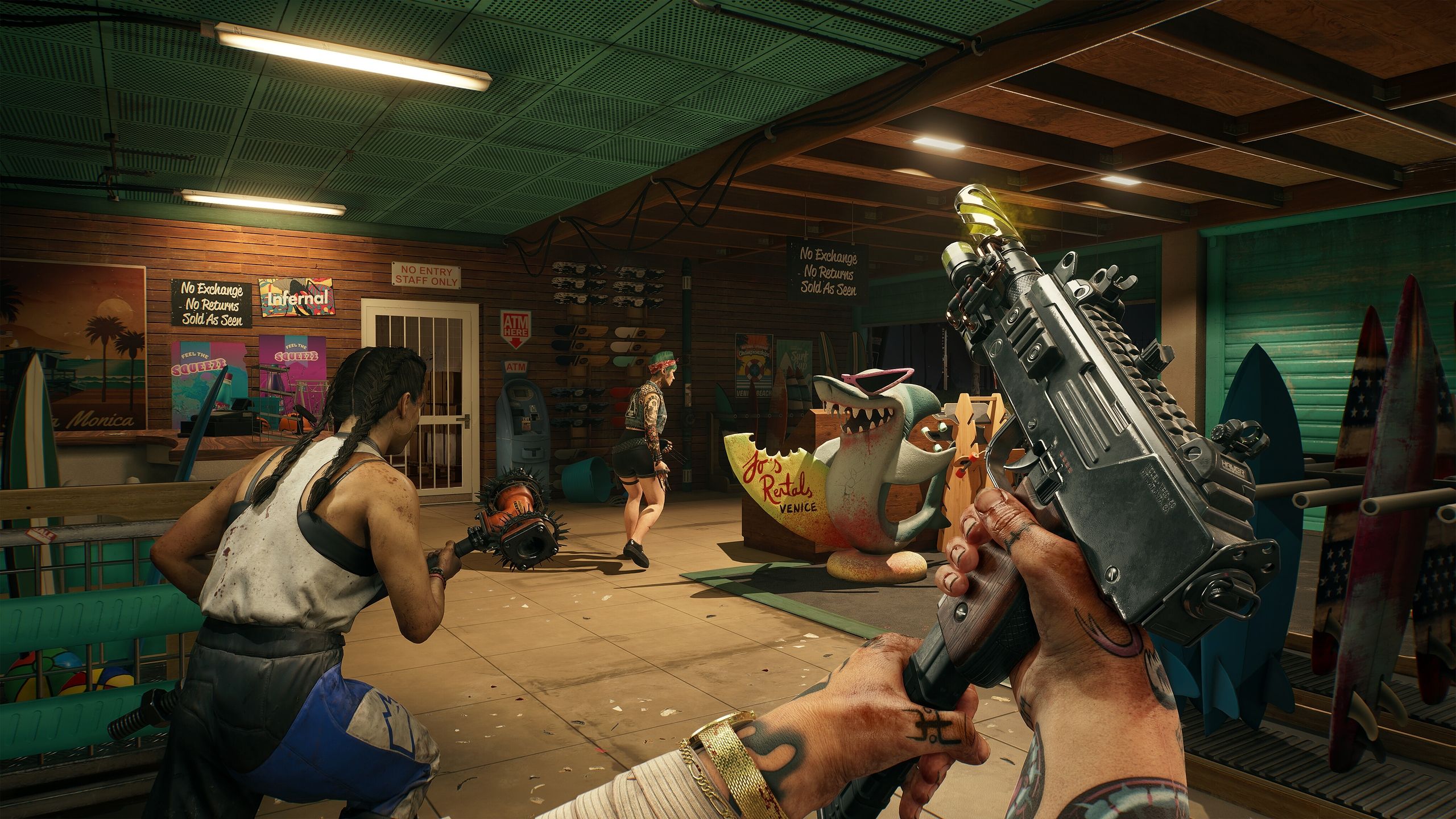 A screenshot from the game Dead Island 2.