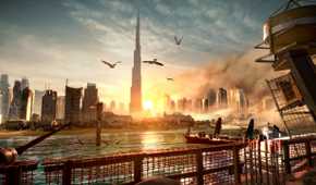 The Burj Khalifa in Dubai in Deus Ex: Mankind Divided.