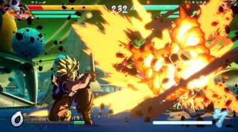 A screenshot of gameplay from Dragon Ball FighterZ