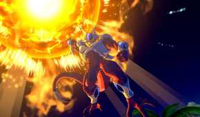 A screenshot of gameplay from Dragon Ball FighterZ