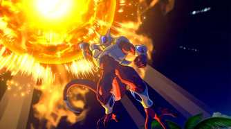 A screenshot of gameplay from Dragon Ball FighterZ