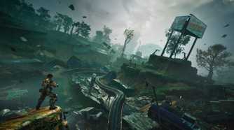 Some completely-destroyed terrain in Exoborne.