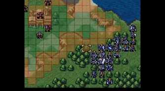 A screenshot of gameplay from Fire Emblem: Genealogy Of The Holy War