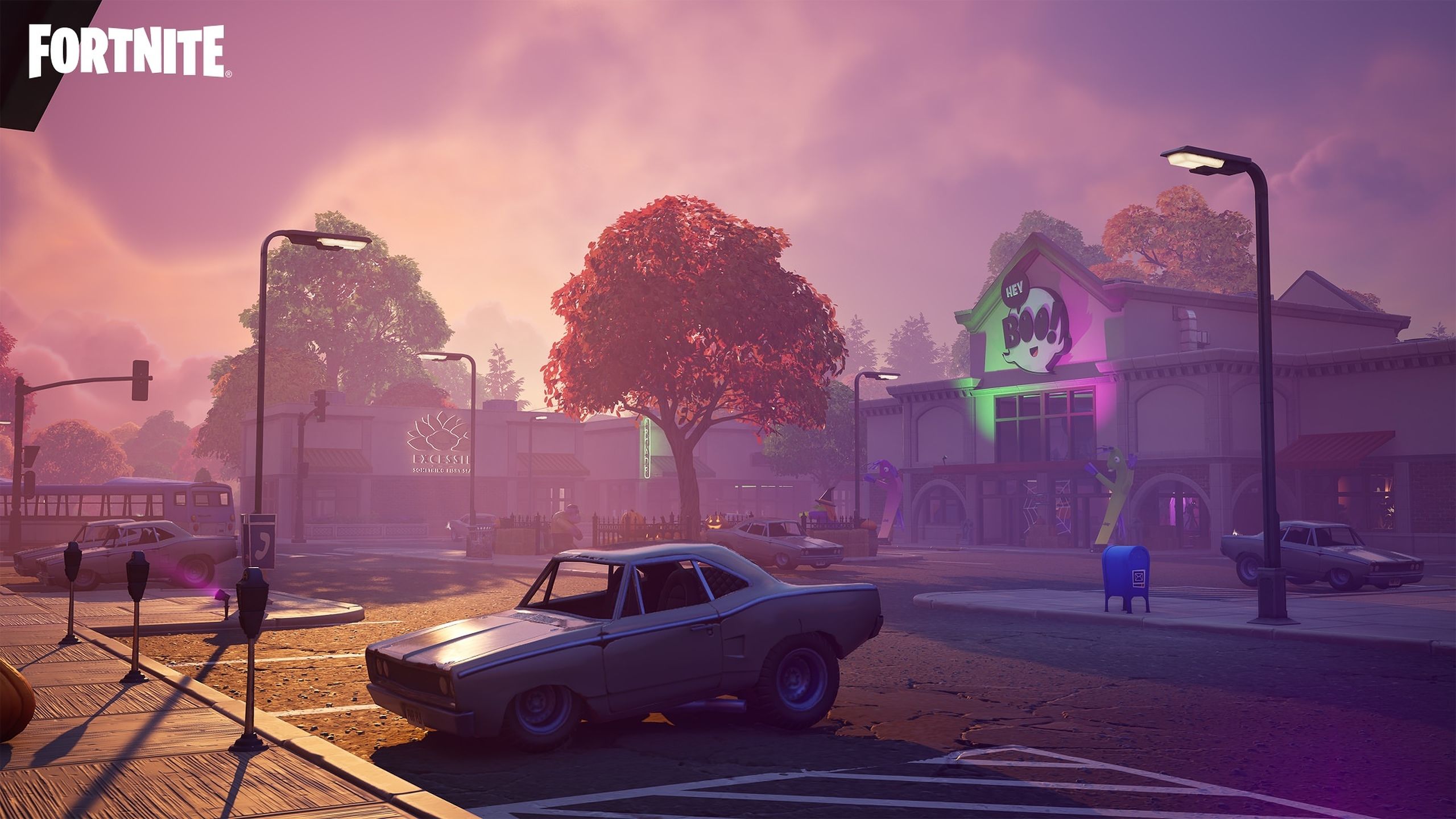 Halloween udpate in Fortnite 2025.