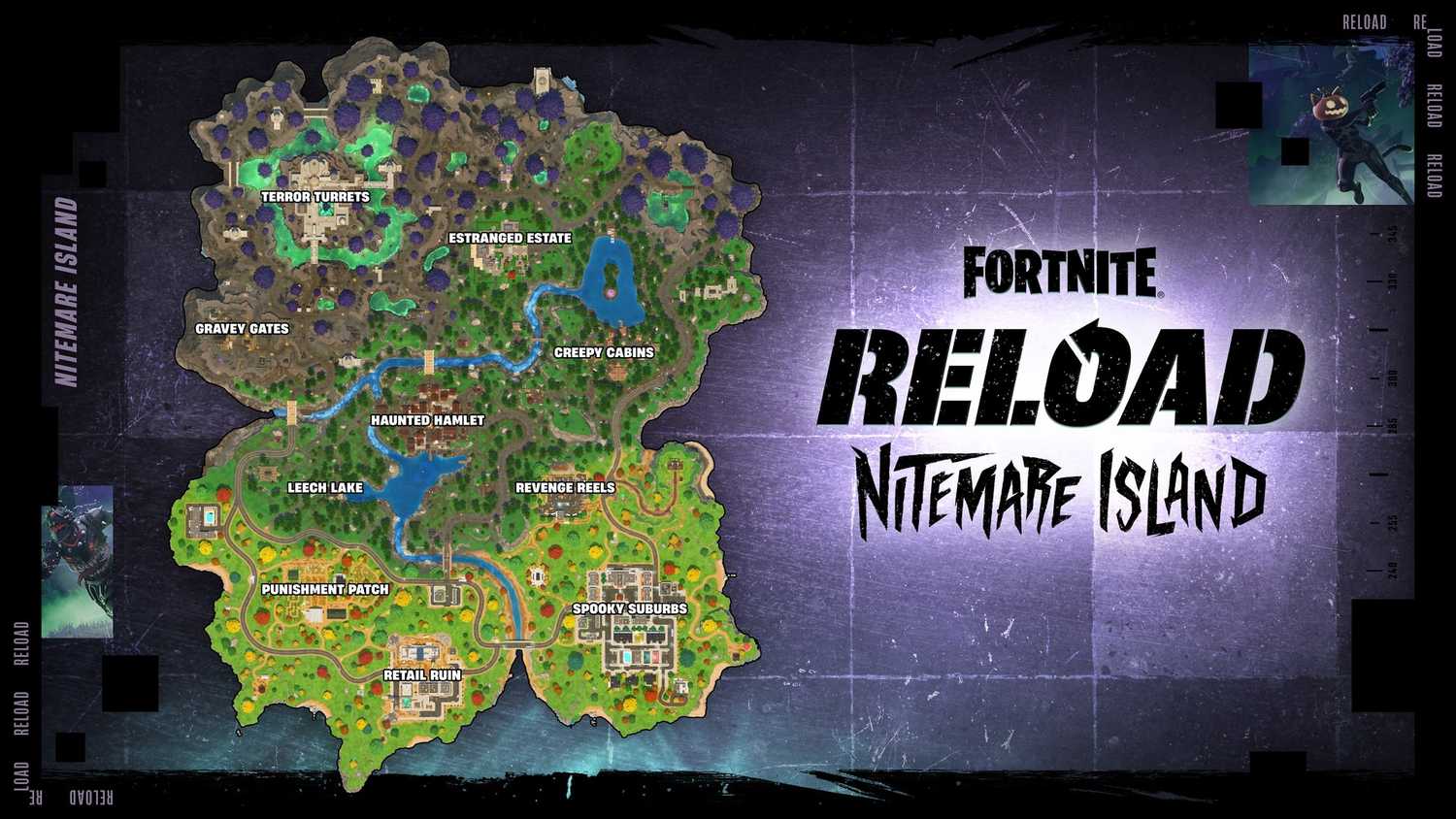 Fortnite reload map update in Fortnitemares 2025.