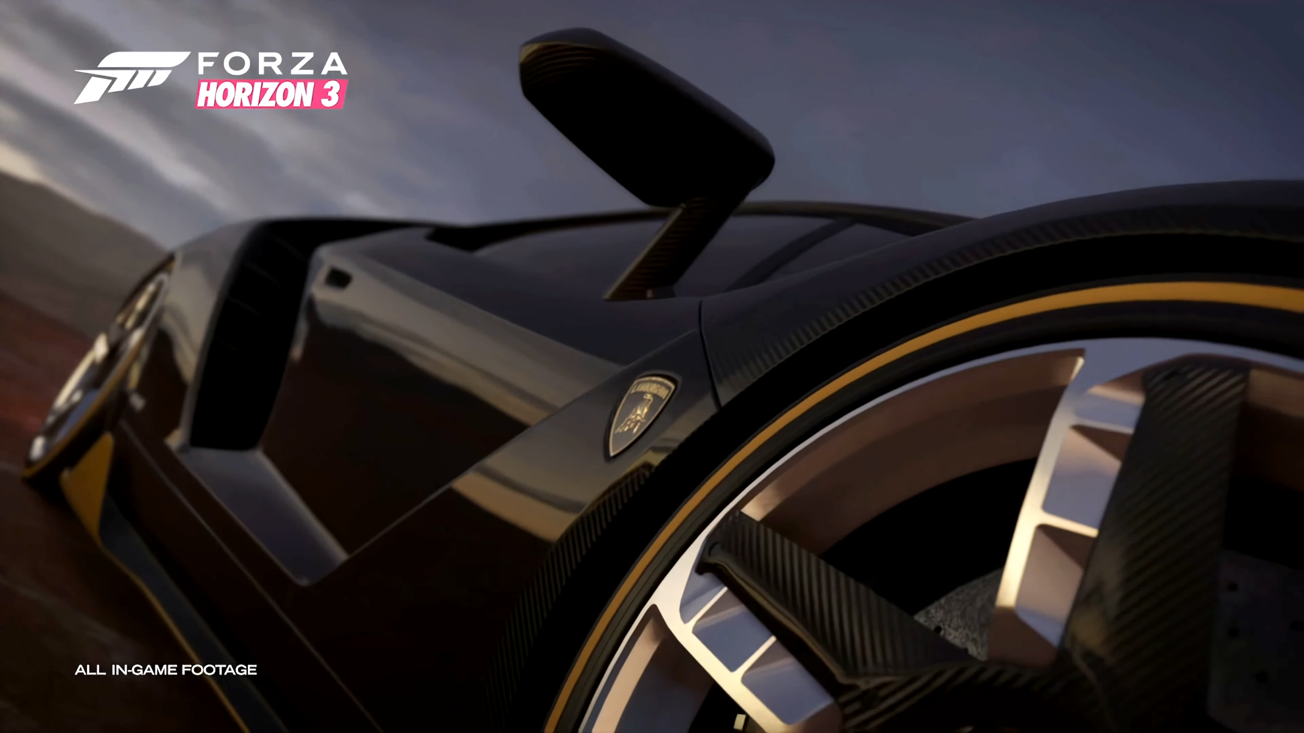 The Lamborghini Centenario in Forza Horizon 3.