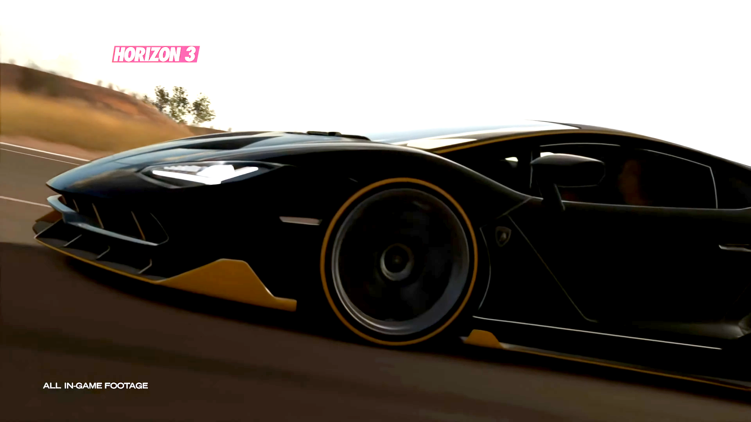 The Lamborghini Centenario in Forza Horizon 3.