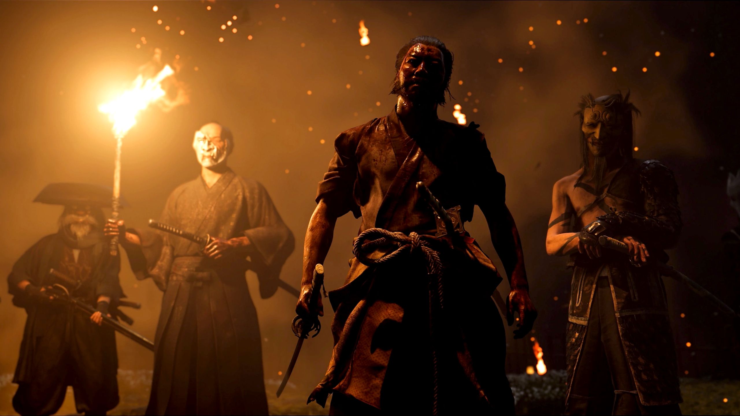 The Yotei Six members in Ghost of Yotei.