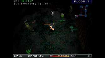 A top-down shot of combat in House of Necrosis.