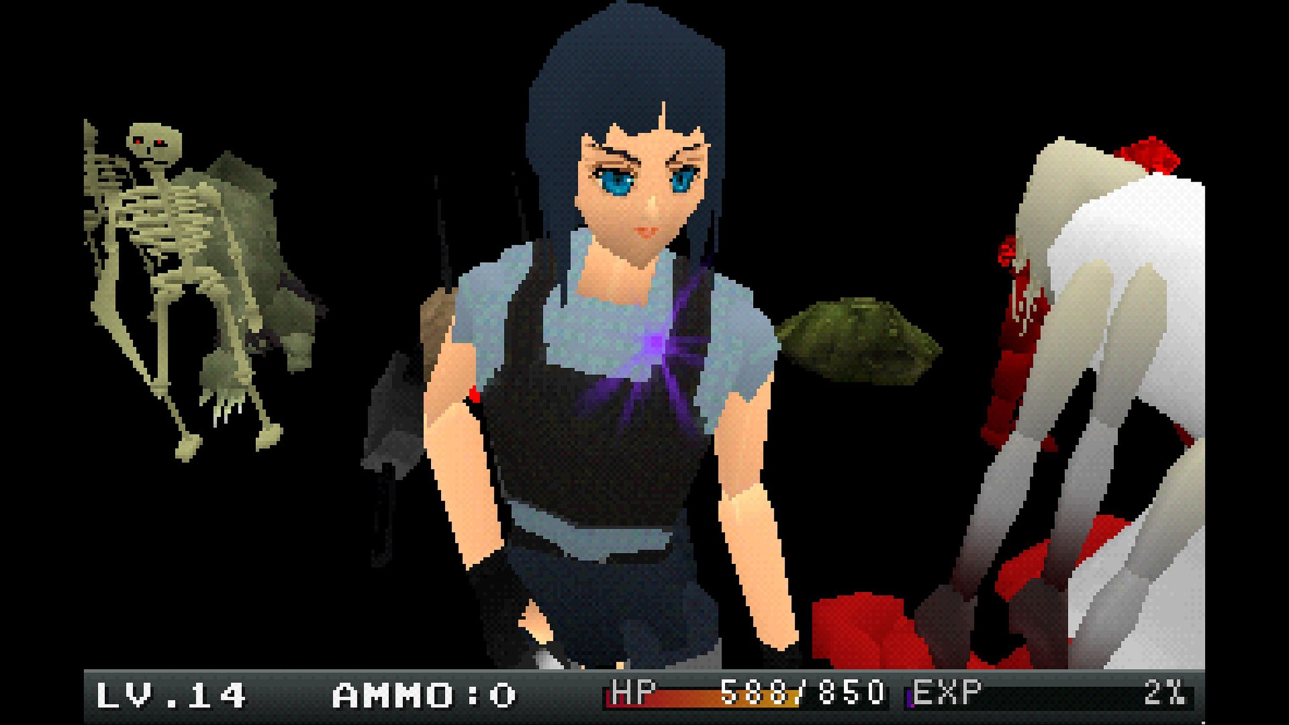 The protagonist in House of Necrosis.