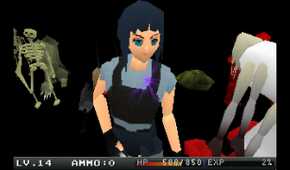 The protagonist in House of Necrosis.